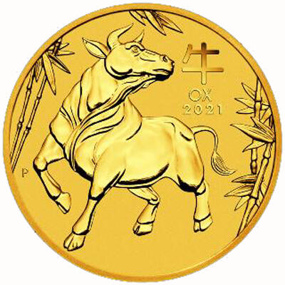 Lunar III Ochse 1/2 Unze 2021