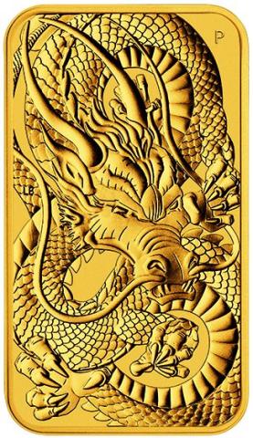 Dragon Rectangle Goldbarren 2021
