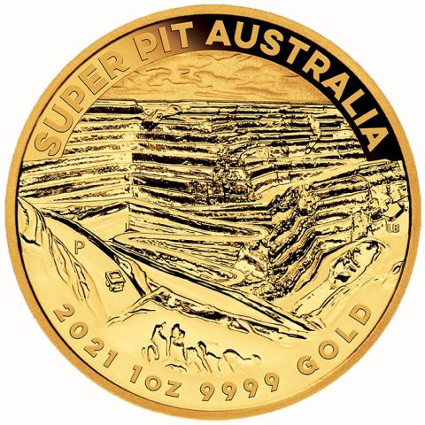 Australien Super Pit 1 Unze 2021