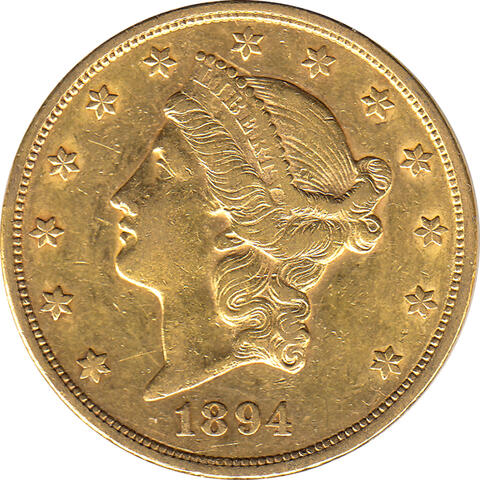 20 Dollar American Liberty Head 1894