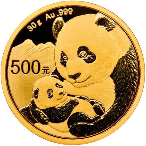 China Panda 2019 Goldpanda 500 Yuan