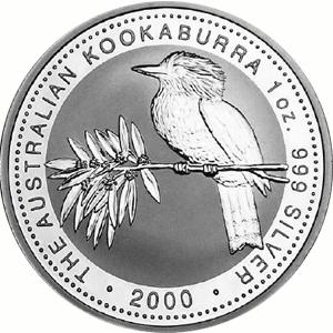 Kookaburra 1 Unze 2000