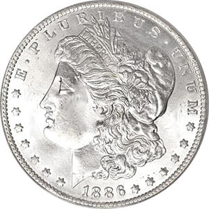 American Silber Morgan Dollar USA historische Silbermünze