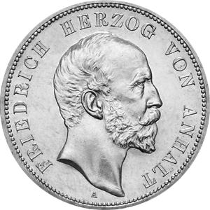 Jaeger 21 Anhalt 5 Mark Friedrich 1896
