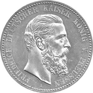 Jaeger 99 Preussen 5 Mark Friedrich 1888