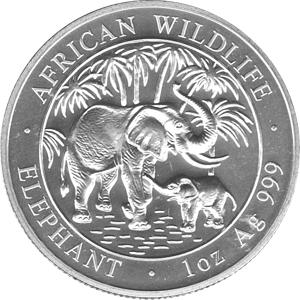 Somalia Elefant 1 Unze 2007