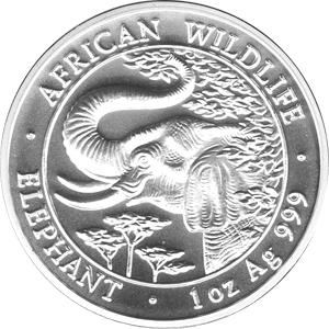 Somalia Elefant 1 Unze 2005