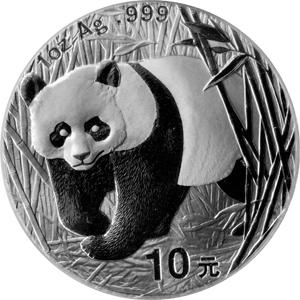 China Panda 1 Unze 2002