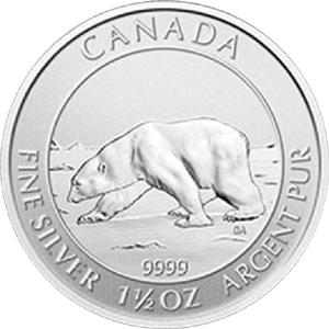 1,5 Unzen Silber Polar Serie Bear 2013 Kanada Royal Mint