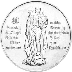 DDR 1985 10 Mark Gedenkmünze 40 Jahre Befreiung
