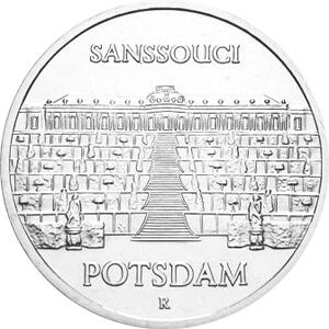 DDR 1986 5 Mark Gedenkmünze Neues Palais