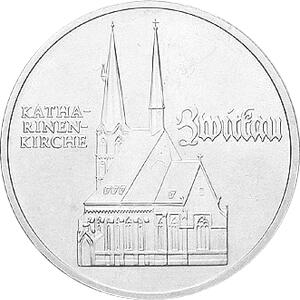 DDR 1989 5 Mark Gedenkmünze Zwickau