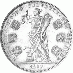Altdeutschland Bayern Ludwig Geschichtsdoppeltaler 1837