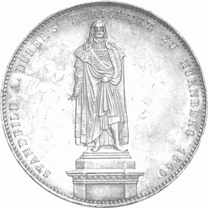 Altdeutschland Bayern Ludwig Geschichtsdoppeltaler 1840