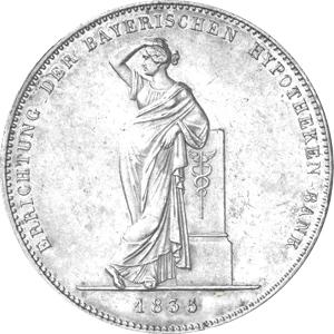 Altdeutschland Bayern Ludwig Geschichtstaler 1835