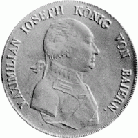 Altdeutschland Bayern Maximilian Ioseph Konventionstaler 1806