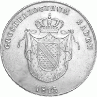 Altdeutschland Baden Kronentaler 1813-1814