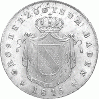 Altdeutschland Baden Kronentaler 1814-1818
