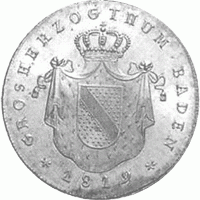 Altdeutschland Baden Kronentaler 1819
