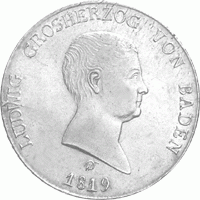 Altdeutschland Baden Kronentaler 1819