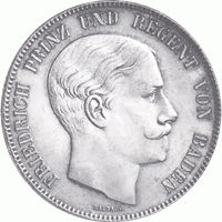 Altdeutschland Baden Vereinsdoppeltaler 1852-1854