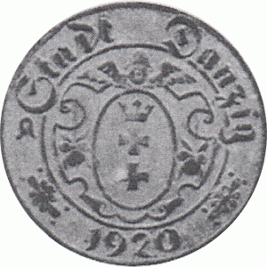 Freie Stadt Danzig 10 Pfennig 1920