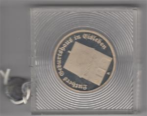 DDR 1983 5 Mark Gedenkmünze Geburtshaus PP verplombt