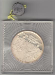 DDR 1985 10 Mark Silber Gedenkmünze Humboldt Uni PP verplombt