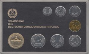 DDR KMS Kursmünzensatz ST 1984 Brandenburger Tor