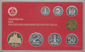 DDR KMS Kursmünzensatz PP 1983 Meißen