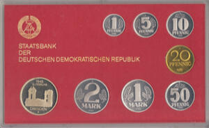 DDR KMS Kursmünzensatz PP 1985 Dresdner Frauenkirche