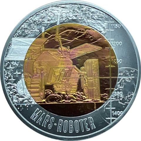 25 Euro Niob Silber Österreich 2011 Robotik