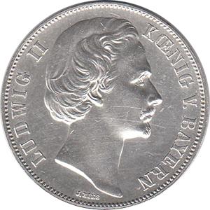 Bayern Ludwig II Siegestaler 1871