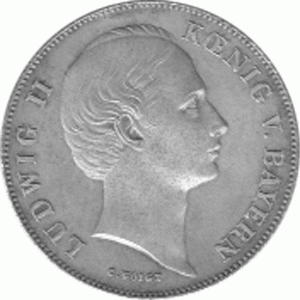 Altdeutschland Bayern Ludwig II Vereinstaler 1865