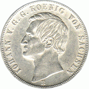 Altdeutschland Sachsen Vereinstaler 1854-1873