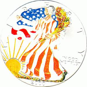 American Silber Eagle 1 Unze Farb Season