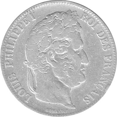 5 Francs Louis Philippe 1830-1848 