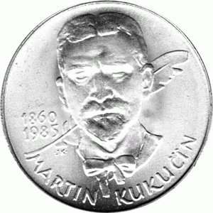 100 Korun, Tschechoslowakei,1985,  Martin Kukucin
