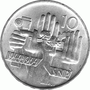 10 Korun, Tschechoslowakei, 1964