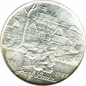 500 Korun, Tschechoslowakei, 1987, Josef Lada