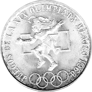 25 Pesos 1968 Mexico, Summer olympics 1968