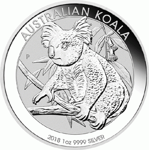 Koala 1 Unze 2018
