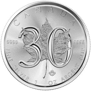 Maple Leaf 1 Unze 2018 Jubiläum