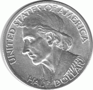 Halve Dollar 1936 Boone 1/2 Silber Dollar