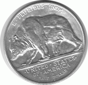 Halve Dollar 1925 Kalifornien 1/2 Silber Dollar