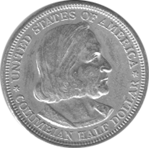 Half Dollar 1893 Kolumbus 1/2 Silber Dollar