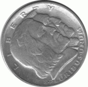Halve Dollar 1936 Long Island 1/2 Silber Dollar