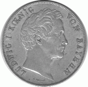 Bayern Ludwig I Zwei Gulden 1848