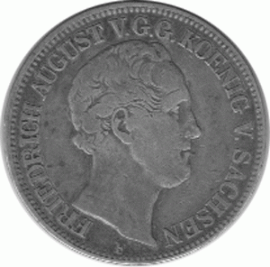 Altdeutschland Sachsen Friedrich August 1860