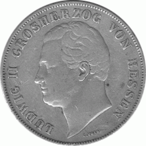 Altdeutschland Hessen Darmstadt Ludwig Doppelgulden 1846